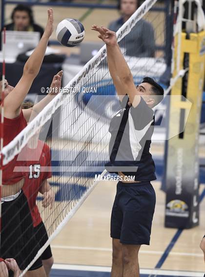Thumbnail 2 in San Gabriel Academy vs. Murrieta Valley (CIF-SS D4 Final) photogallery.