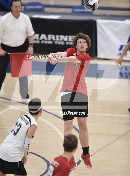 Thumbnail 3 in San Gabriel Academy vs. Murrieta Valley (CIF-SS D4 Final) photogallery.