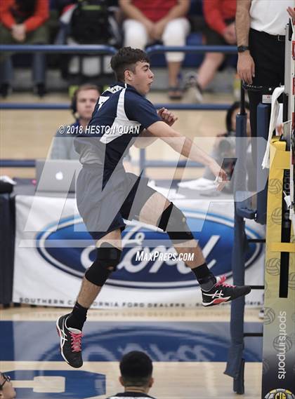 Thumbnail 2 in San Gabriel Academy vs. Murrieta Valley (CIF-SS D4 Final) photogallery.