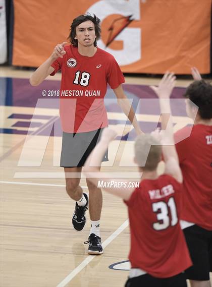 Thumbnail 3 in San Gabriel Academy vs. Murrieta Valley (CIF-SS D4 Final) photogallery.