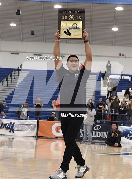 Thumbnail 3 in San Gabriel Academy vs. Murrieta Valley (CIF-SS D4 Final) photogallery.