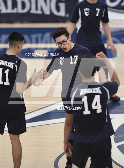 Thumbnail 2 in San Gabriel Academy vs. Murrieta Valley (CIF-SS D4 Final) photogallery.