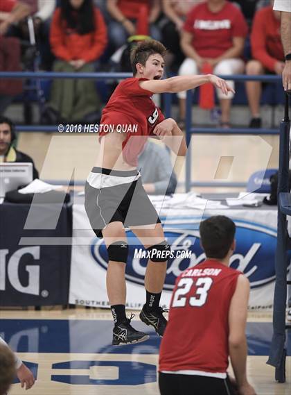 Thumbnail 3 in San Gabriel Academy vs. Murrieta Valley (CIF-SS D4 Final) photogallery.