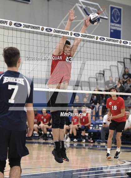 Thumbnail 2 in San Gabriel Academy vs. Murrieta Valley (CIF-SS D4 Final) photogallery.