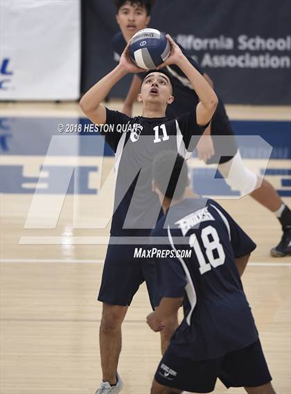 Thumbnail 1 in San Gabriel Academy vs. Murrieta Valley (CIF-SS D4 Final) photogallery.