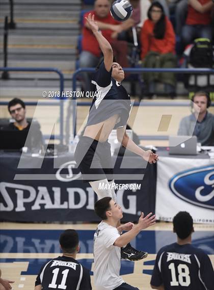Thumbnail 2 in San Gabriel Academy vs. Murrieta Valley (CIF-SS D4 Final) photogallery.