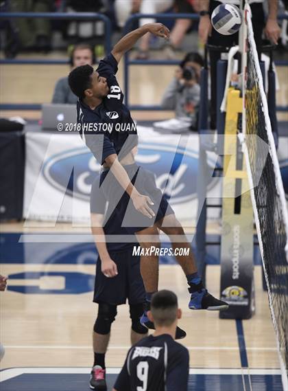 Thumbnail 2 in San Gabriel Academy vs. Murrieta Valley (CIF-SS D4 Final) photogallery.