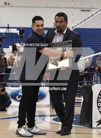 Thumbnail 3 in San Gabriel Academy vs. Murrieta Valley (CIF-SS D4 Final) photogallery.