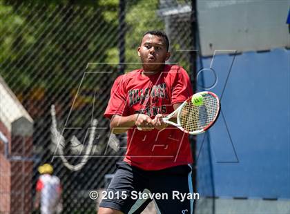 Thumbnail 2 in NYSPHSAA Tennis Championships (Day 2) photogallery.
