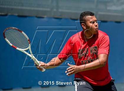 Thumbnail 2 in NYSPHSAA Tennis Championships (Day 2) photogallery.