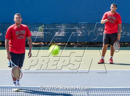 Thumbnail 2 in NYSPHSAA Tennis Championships (Day 2) photogallery.