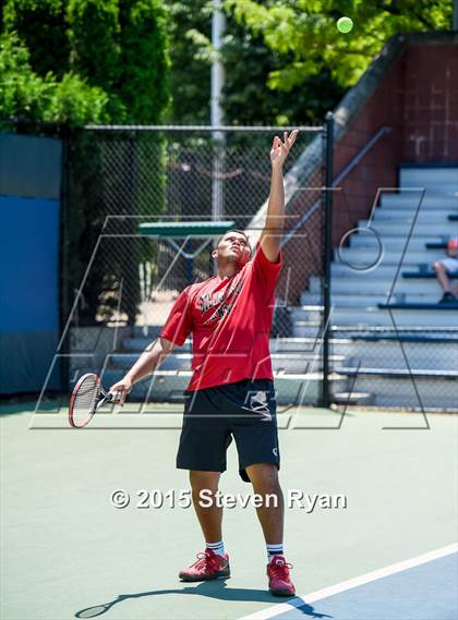 Thumbnail 3 in NYSPHSAA Tennis Championships (Day 2) photogallery.