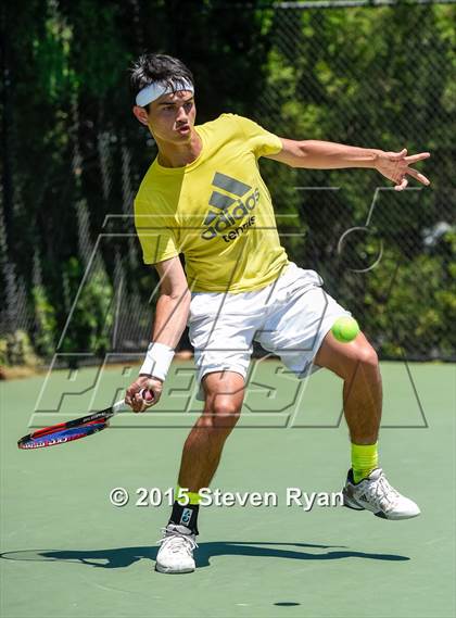 Thumbnail 3 in NYSPHSAA Tennis Championships (Day 2) photogallery.