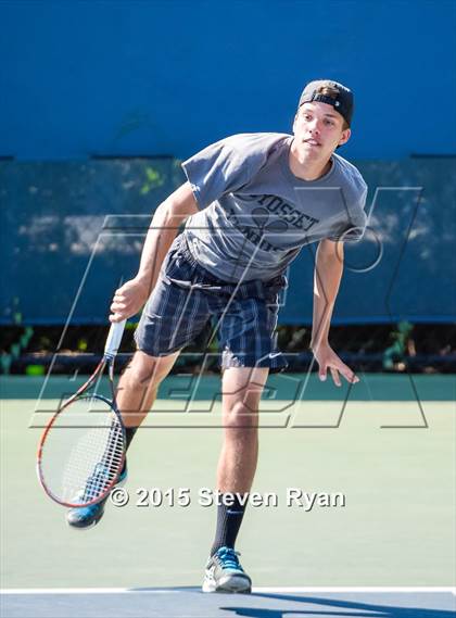 Thumbnail 1 in NYSPHSAA Tennis Championships (Day 2) photogallery.