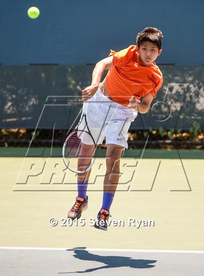 Thumbnail 3 in NYSPHSAA Tennis Championships (Day 2) photogallery.