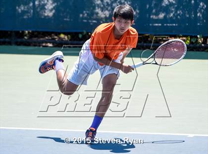 Thumbnail 2 in NYSPHSAA Tennis Championships (Day 2) photogallery.