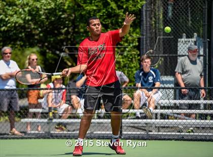 Thumbnail 1 in NYSPHSAA Tennis Championships (Day 2) photogallery.