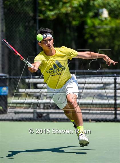 Thumbnail 2 in NYSPHSAA Tennis Championships (Day 2) photogallery.