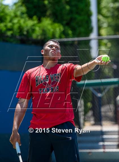 Thumbnail 2 in NYSPHSAA Tennis Championships (Day 2) photogallery.