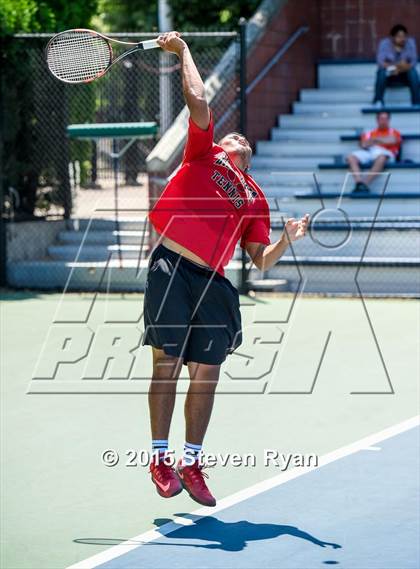 Thumbnail 2 in NYSPHSAA Tennis Championships (Day 2) photogallery.