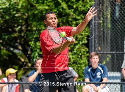 Thumbnail 3 in NYSPHSAA Tennis Championships (Day 2) photogallery.