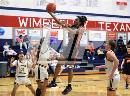 Thumbnail 2 in Medina Valley vs. Stephenville (Wimberley Hoopfest) photogallery.
