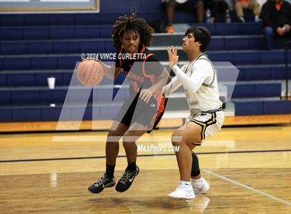 Thumbnail 3 in Medina Valley vs. Stephenville (Wimberley Hoopfest) photogallery.