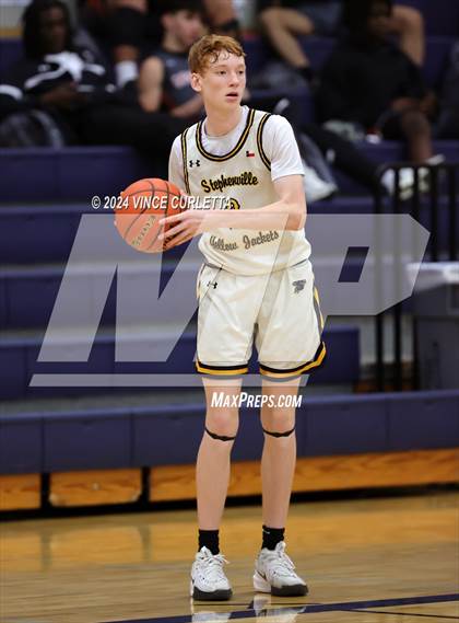Thumbnail 3 in Medina Valley vs. Stephenville (Wimberley Hoopfest) photogallery.