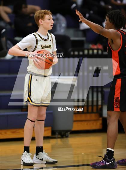 Thumbnail 3 in Medina Valley vs. Stephenville (Wimberley Hoopfest) photogallery.