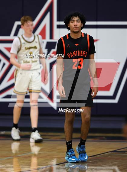 Thumbnail 2 in Medina Valley vs. Stephenville (Wimberley Hoopfest) photogallery.