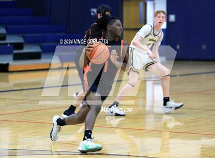Thumbnail 2 in Medina Valley vs. Stephenville (Wimberley Hoopfest) photogallery.
