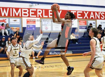 Thumbnail 3 in Medina Valley vs. Stephenville (Wimberley Hoopfest) photogallery.