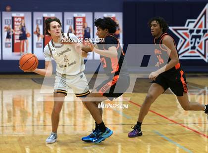 Thumbnail 2 in Medina Valley vs. Stephenville (Wimberley Hoopfest) photogallery.