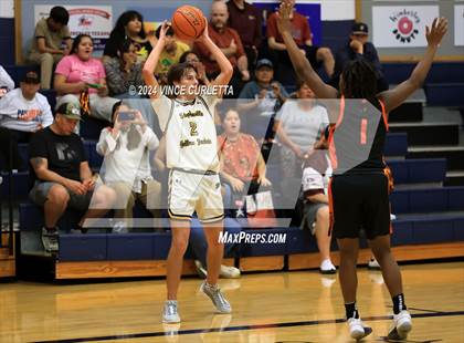 Thumbnail 2 in Medina Valley vs. Stephenville (Wimberley Hoopfest) photogallery.