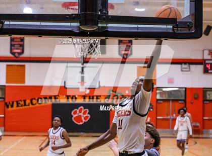 Thumbnail 2 in Purnell Swett @ South View (First Round United 8 Athletic Conference Tournament) photogallery.