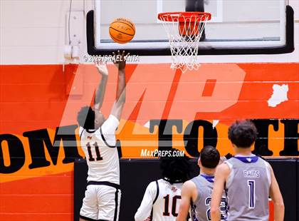 Thumbnail 2 in Purnell Swett @ South View (First Round United 8 Athletic Conference Tournament) photogallery.