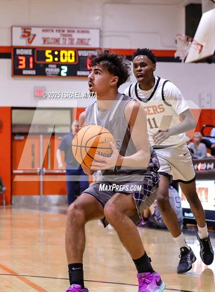 Thumbnail 3 in Purnell Swett @ South View (First Round United 8 Athletic Conference Tournament) photogallery.