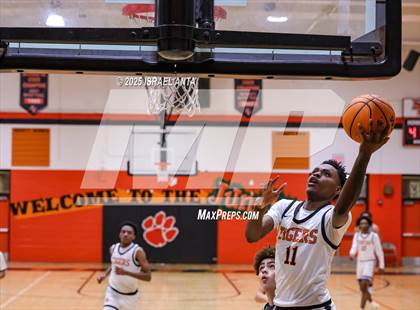 Thumbnail 3 in Purnell Swett @ South View (First Round United 8 Athletic Conference Tournament) photogallery.