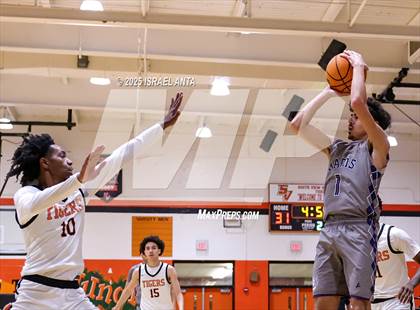Thumbnail 2 in Purnell Swett @ South View (First Round United 8 Athletic Conference Tournament) photogallery.