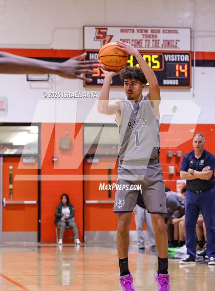 Thumbnail 1 in Purnell Swett @ South View (First Round United 8 Athletic Conference Tournament) photogallery.