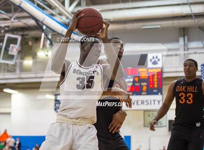Thumbnail 2 in Oak Hill Academy vs. St. Benedict's Prep (Metro Classic) photogallery.