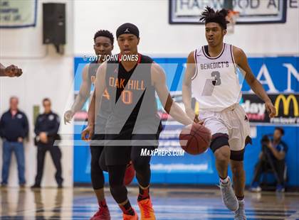 Thumbnail 2 in Oak Hill Academy vs. St. Benedict's Prep (Metro Classic) photogallery.