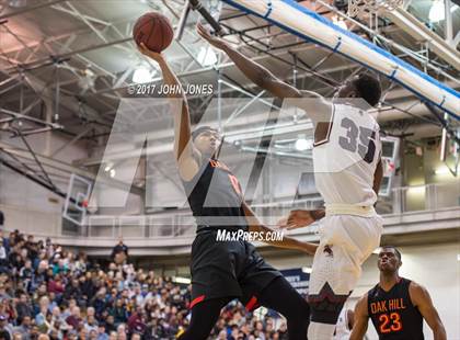 Thumbnail 1 in Oak Hill Academy vs. St. Benedict's Prep (Metro Classic) photogallery.
