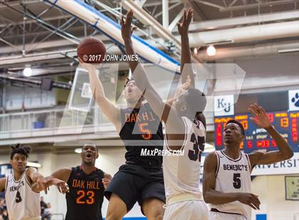 Thumbnail 1 in Oak Hill Academy vs. St. Benedict's Prep (Metro Classic) photogallery.