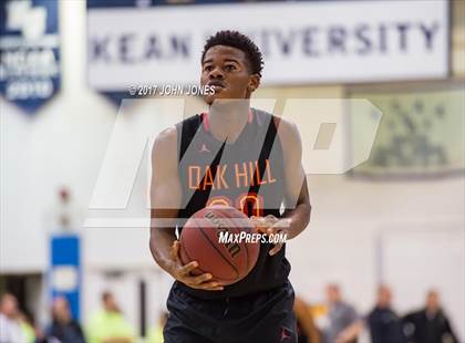 Thumbnail 3 in Oak Hill Academy vs. St. Benedict's Prep (Metro Classic) photogallery.