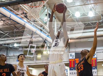 Thumbnail 1 in Oak Hill Academy vs. St. Benedict's Prep (Metro Classic) photogallery.