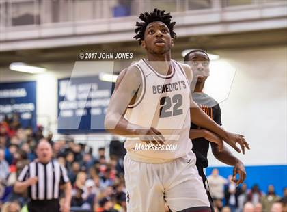 Thumbnail 1 in Oak Hill Academy vs. St. Benedict's Prep (Metro Classic) photogallery.