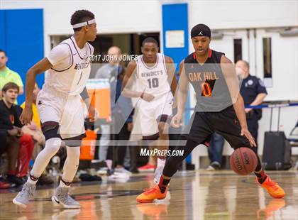 Thumbnail 1 in Oak Hill Academy vs. St. Benedict's Prep (Metro Classic) photogallery.