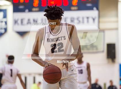 Thumbnail 1 in Oak Hill Academy vs. St. Benedict's Prep (Metro Classic) photogallery.