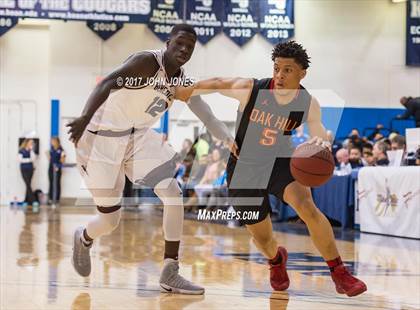 Thumbnail 2 in Oak Hill Academy vs. St. Benedict's Prep (Metro Classic) photogallery.